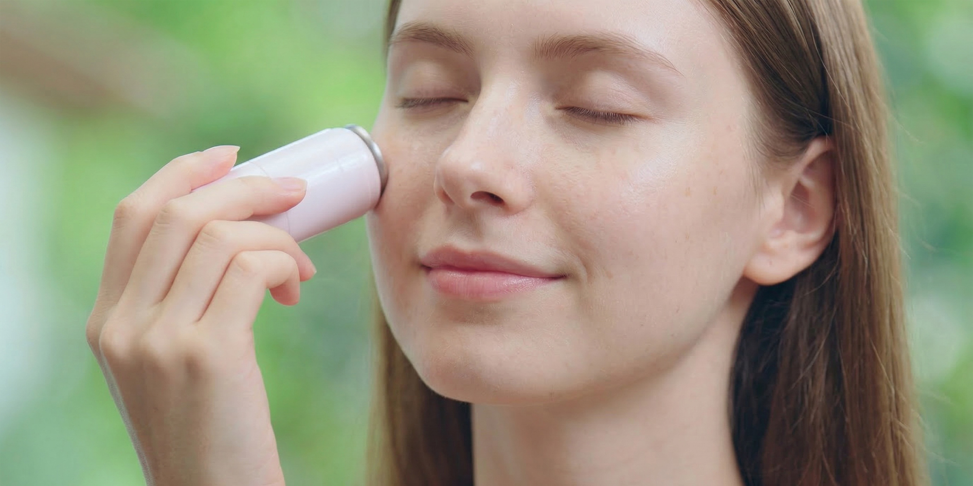 Masażer do twarzy KiCA PureClear - różowy